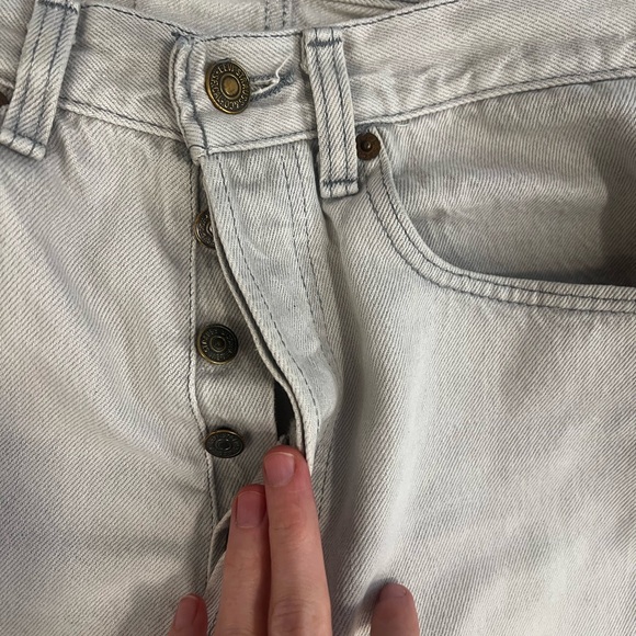 Vintage light gray/ light blue Jeans 1986 31x30 - Picture 5 of 6